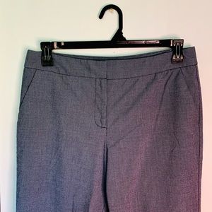 Anne Klein zip front pants Size L large, soft, viscose ,polyester, elastine Warm